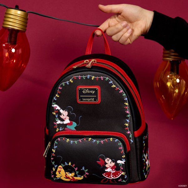 Mickey & Friends Kerstmis Decoraties Lichtgevende Mini Rugzak - DISNEY LOUNGEFLY