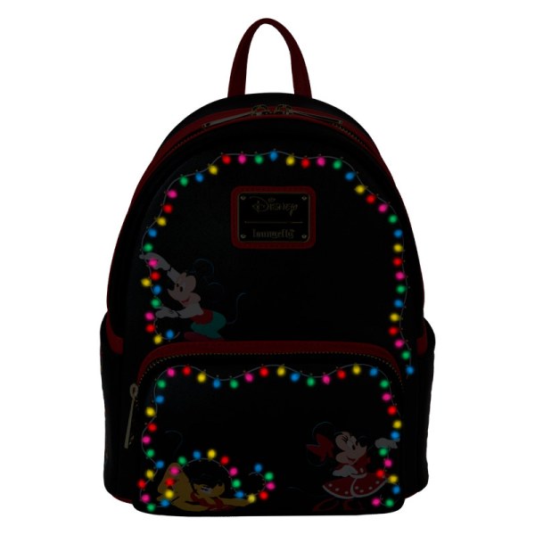Mickey & Friends Kerstmis Decoraties Lichtgevende Mini Rugzak - DISNEY LOUNGEFLY