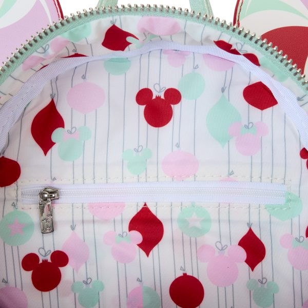 Minnie Holiday Peppermint Ornaments mini rugzak - DISNEY LOUNGEFLY