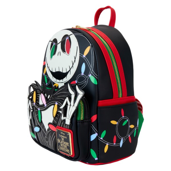 Jack Wrapped In Lights Light Up Glow Mini Rugzak - DISNEY LOUNGEFLY The Nightmare Before Christmas