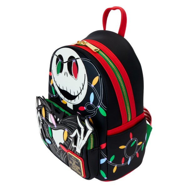 Jack Wrapped In Lights Light Up Glow Mini Rugzak - DISNEY LOUNGEFLY The Nightmare Before Christmas