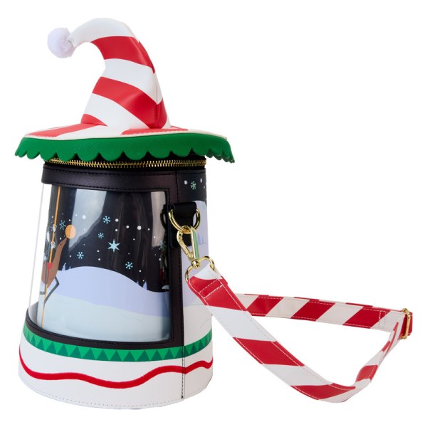 Candy Cane Carousel Spinning Figure Schoudedtas - DISNEY LOUNGEFLY The Nightmare Before Christmas