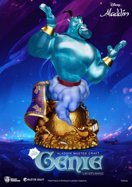 MasterCraft Genius beeldje 42 cm Limited Edition - Disney Aladdin