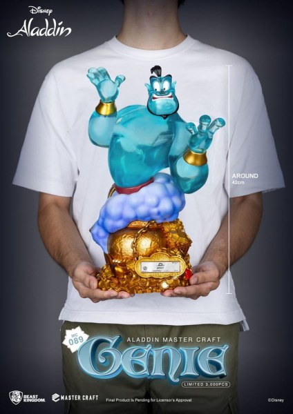 MasterCraft Genius beeldje 42 cm Limited Edition - Disney Aladdin