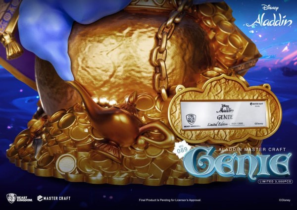 MasterCraft Genius beeldje 42 cm Limited Edition - Disney Aladdin