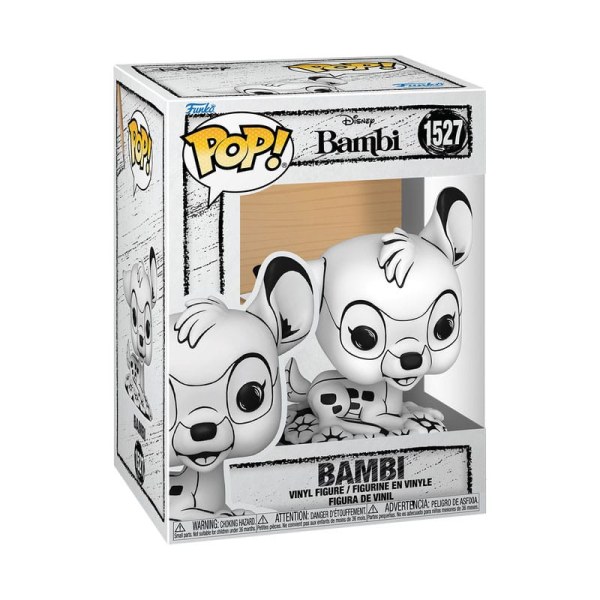 Disney POP! 1527 Vinylfiguurtje met schets van Bambi , 9 cm