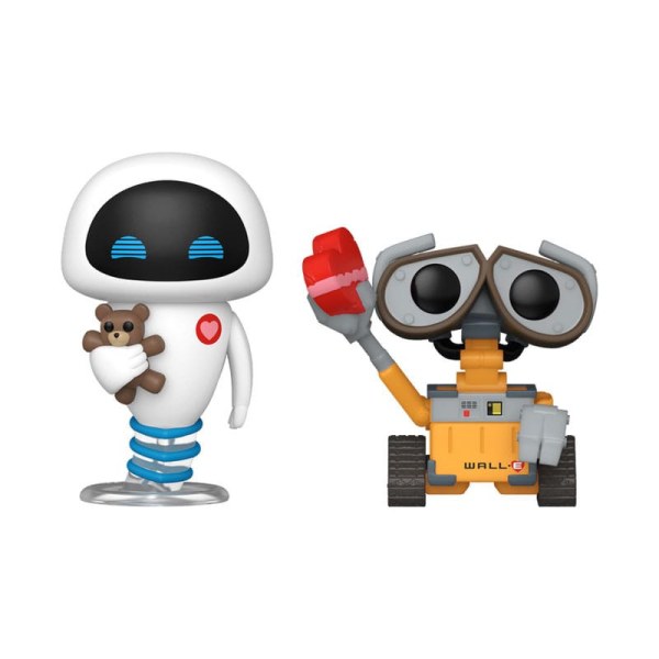 Wall-E pack 2 Pocket POP beeldjes! Vinyl Valentines 4 cm