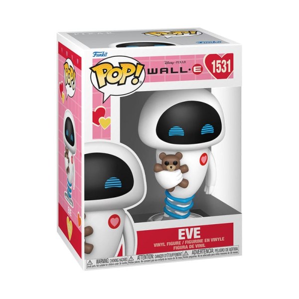 Wall-E Valentines POP! 1531 Disney Vinyl beeldje Eve 9 cm