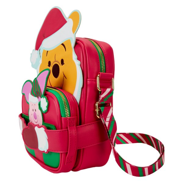 Santa Winnie & Piglet cosplay Schoudedtas met muntzakje - DISNEY LOUNGEFLY Winnie De Poeh
