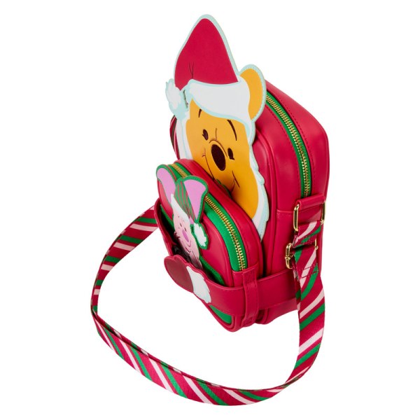 Santa Winnie & Piglet cosplay Schoudedtas met muntzakje - DISNEY LOUNGEFLY Winnie De Poeh