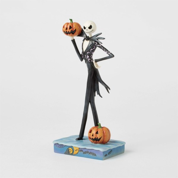 Jack Holding Pumpkin-figuur - DISNEY TRADITIONS