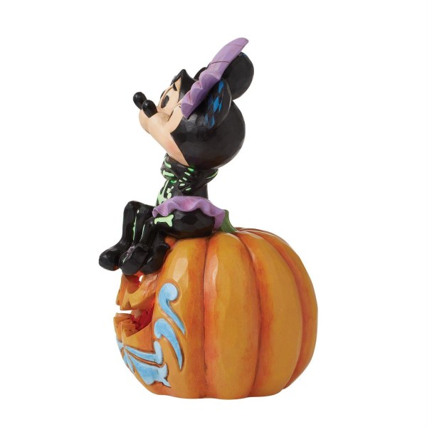 LED Pompoen Figuur Mickey en Minnie Skeletten - DISNEY TRADITIONS