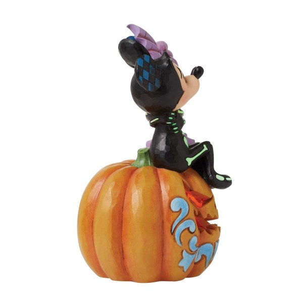 LED Pompoen Figuur Mickey en Minnie Skeletten - DISNEY TRADITIONS