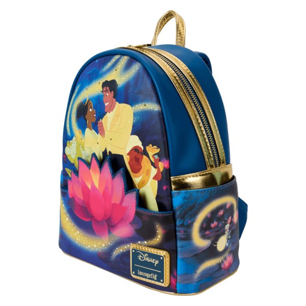 Tiana & Prins Naveen Glow Mini Rugzak - DISNEY LOUNGEFLY De Prinses en de Kikker 15e Jubileum