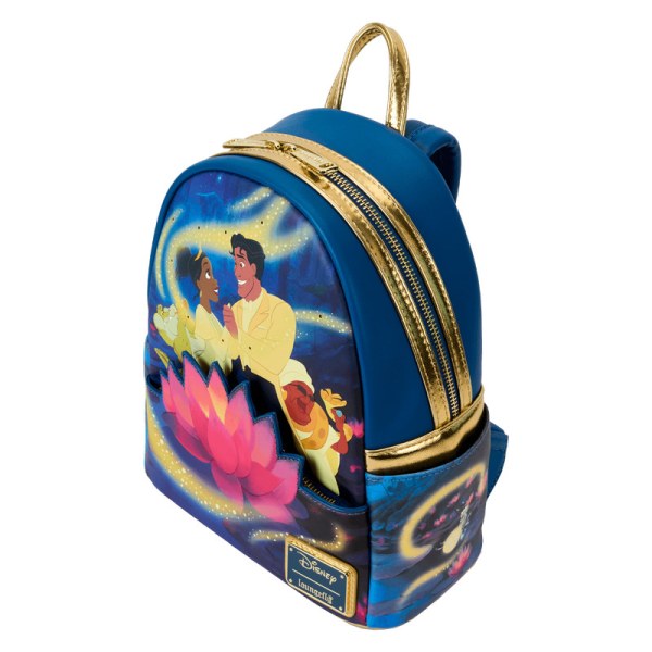 Tiana & Prins Naveen Glow Mini Rugzak - DISNEY LOUNGEFLY De Prinses en de Kikker 15e Jubileum