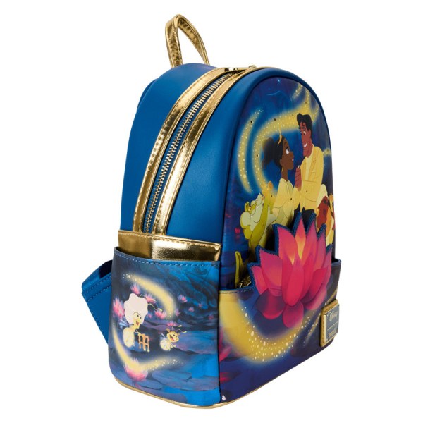 Tiana & Prins Naveen Glow Mini Rugzak - DISNEY LOUNGEFLY De Prinses en de Kikker 15e Jubileum
