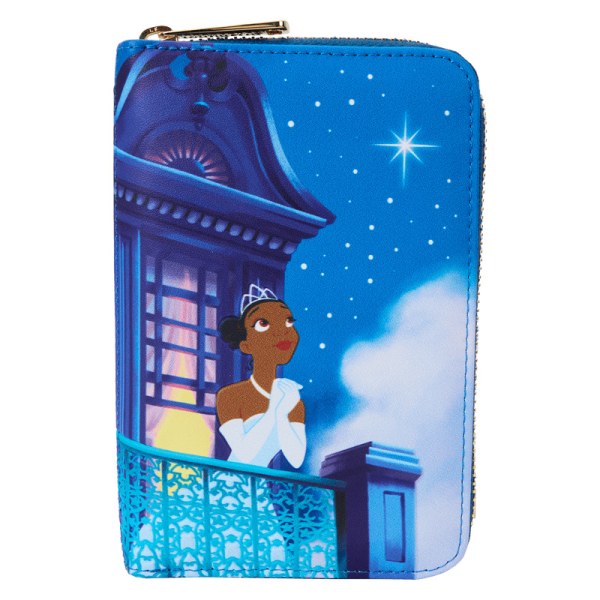 Tiana wensster glow portemonnee - DISNEY LOUNGEFLY De prinses en de kikker 15-jarig jubileum