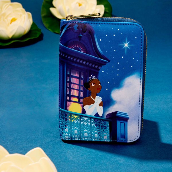 Tiana wensster glow portemonnee - DISNEY LOUNGEFLY De prinses en de kikker 15-jarig jubileum