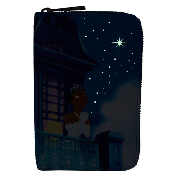 Tiana wensster glow portemonnee - DISNEY LOUNGEFLY De prinses en de kikker 15-jarig jubileum