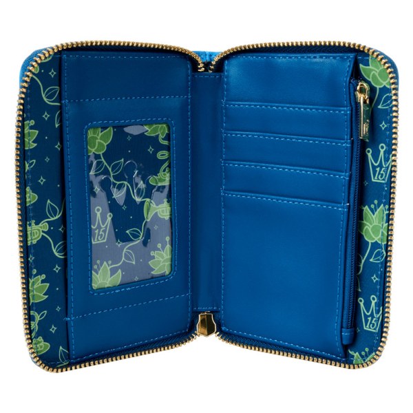 Tiana wensster glow portemonnee - DISNEY LOUNGEFLY De prinses en de kikker 15-jarig jubileum
