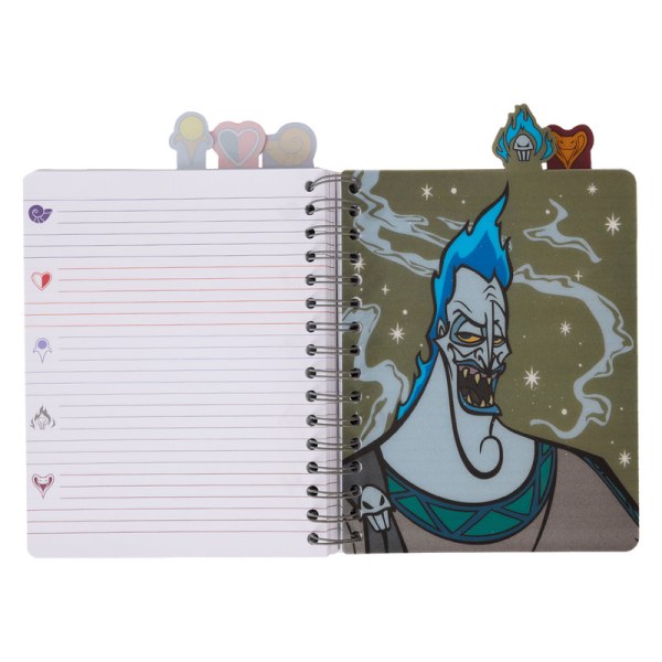Iridescent spiraalvormig tabblad dagboek - DISNEY LOUNGEFLY Villains