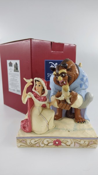 Belle en het Beest White Woodland - DISNEY TRADITIONS