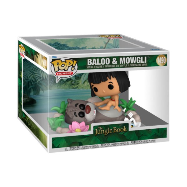 FUNKO POP Moment! 1490 Baloo & Mowgli - Disney Jungle Book