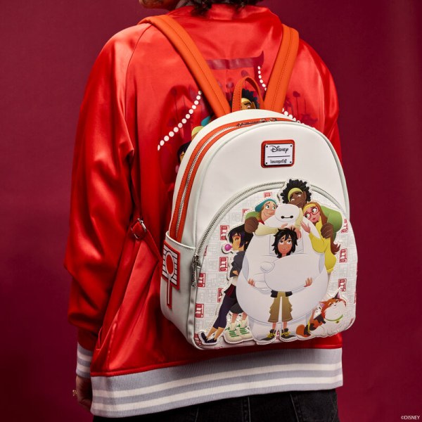 Baymax & Friends Mini Rugzak - DISNEY LOUNGEFLY Big Hero 6 10-jarig jubileum