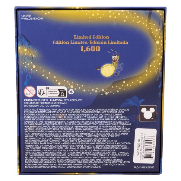 Tiana & Naveen Glow Collector Box Pin - DISNEY LOUNGEFLY De Prinses en de Kikker 15e verjaardag