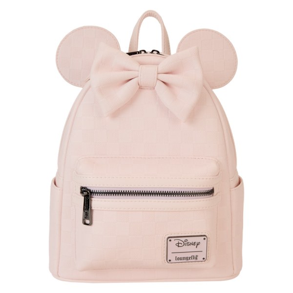 Minnie Muis geruite textuur mini rugzak - DISNEY LOUNGEFLY