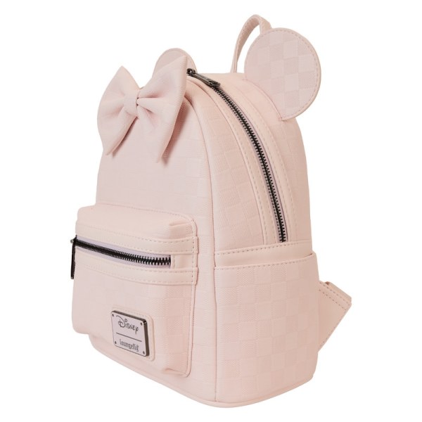 Minnie Muis geruite textuur mini rugzak - DISNEY LOUNGEFLY
