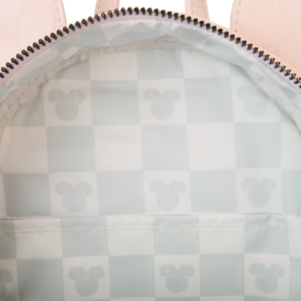 Minnie Muis geruite textuur mini rugzak - DISNEY LOUNGEFLY