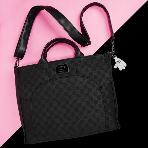 Mickey Muis geruite textuur converteerbare rugzak & Shopper - DISNEY LOUNGEFLY