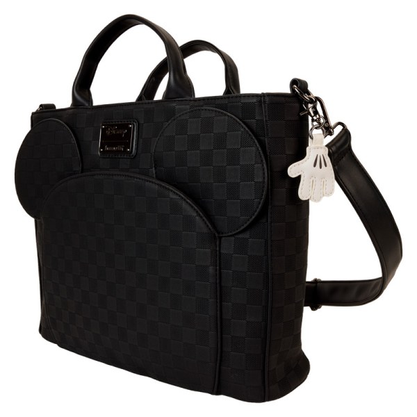 Mickey Muis geruite textuur converteerbare rugzak & Shopper - DISNEY LOUNGEFLY