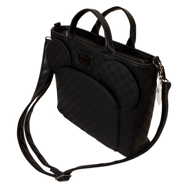 Mickey Muis geruite textuur converteerbare rugzak & Shopper - DISNEY LOUNGEFLY