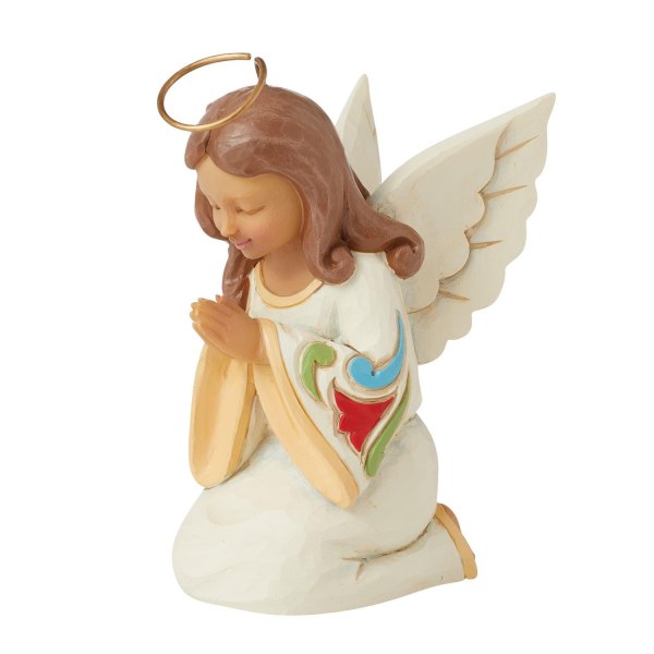 Biddende Angel Mini Figuur - Heartwood Creek