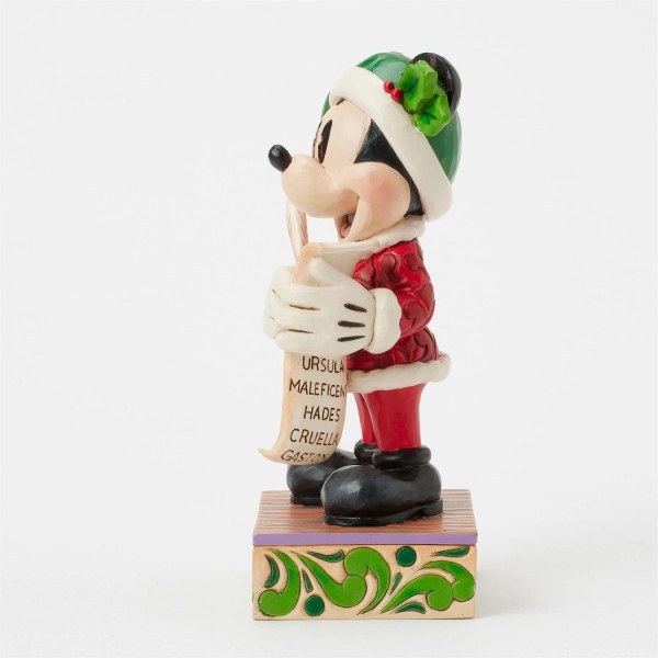Kerstman Mickey met lijst - Disney Traditions