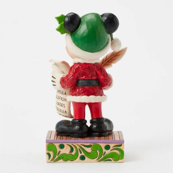 Kerstman Mickey met lijst - Disney Traditions