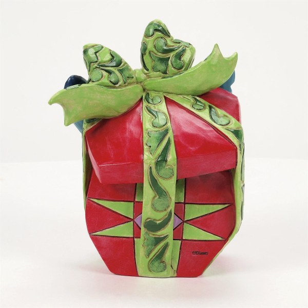 Stitch scheurend cadeau - Disney Traditions
