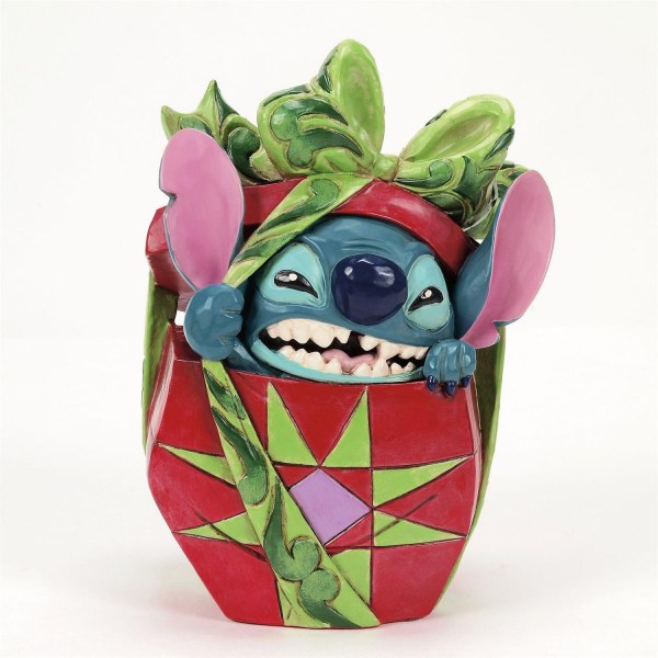 Stitch scheurend cadeau - Disney Traditions