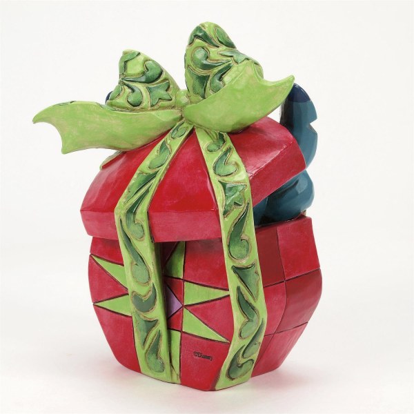 Stitch scheurend cadeau - Disney Traditions