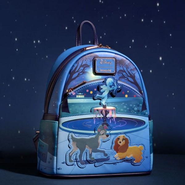 Lady en de Vagebond 70-jarig jubileum Mini Rugzak - DISNEY LOUNGEFLY