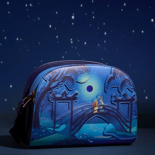 Lady en de Vagebond 70-jarig jubileum Schoudedtas - DISNEY LOUNGEFLY