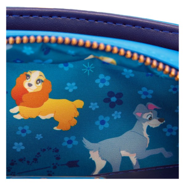 Lady en de Vagebond 70-jarig jubileum Schoudedtas - DISNEY LOUNGEFLY