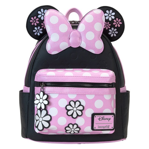Minnie Muis Floral Rock The Dots Mini Rugzak - DISNEY LOUNGEFLY