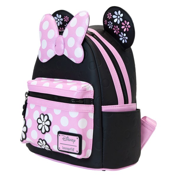 Minnie Muis Floral Rock The Dots Mini Rugzak - DISNEY LOUNGEFLY