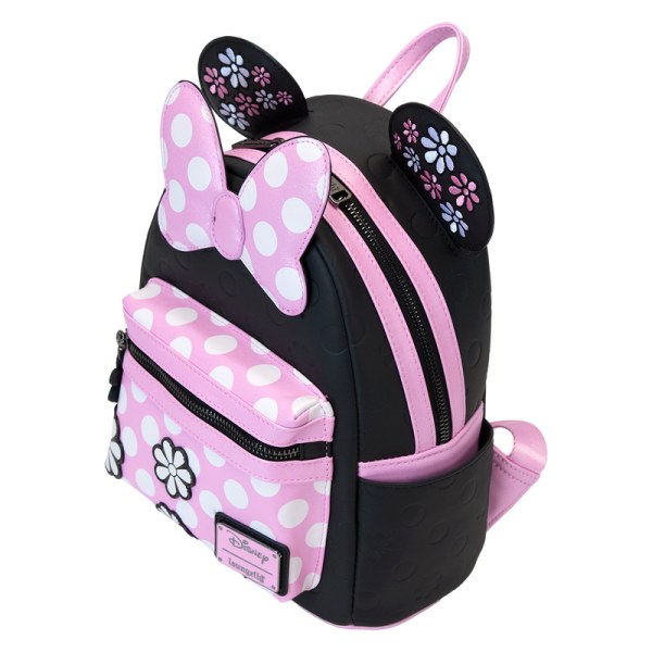 Minnie Muis Floral Rock The Dots Mini Rugzak - DISNEY LOUNGEFLY