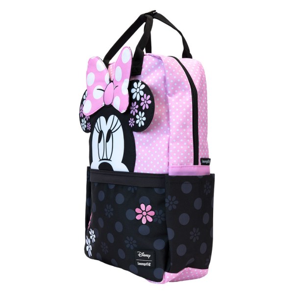 Minnie Muis Floral Rock The Dots Nylon Rugzak - DISNEY LOUNGEFLY