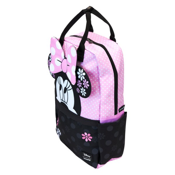Minnie Muis Floral Rock The Dots Nylon Rugzak - DISNEY LOUNGEFLY