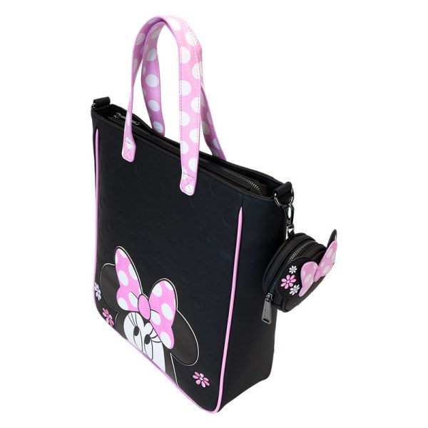 Minnie Muis Floral Rock The Dots Shopper met muntzakje - DISNEY LOUNGEFLY